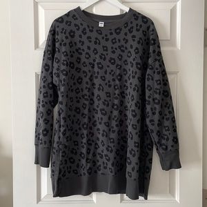 Oversized Cheetah Sweater